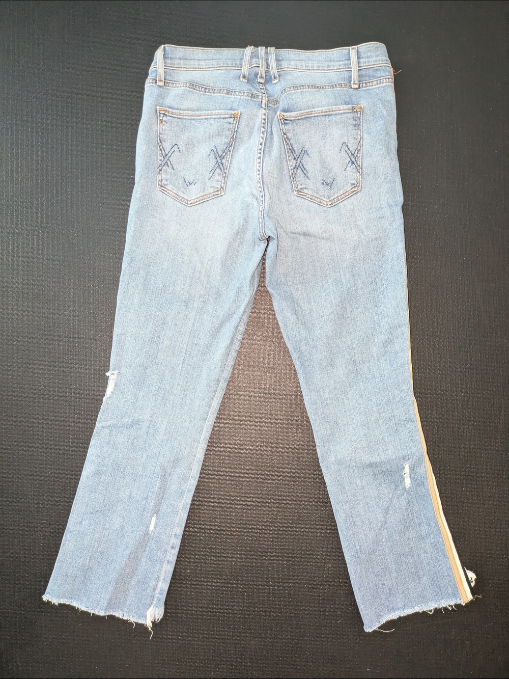 McGuire Denim Light Wash Side Stripe Jeans 30 - Picture 3 of 4